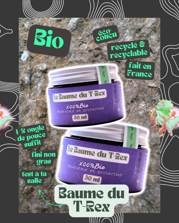 affiche foncée baume du t-rex